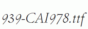 fonts 939-CAI978.ttf