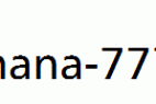 Humana-777.ttf