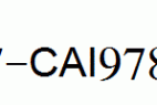 fonts 707-CAI978.ttf