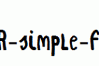 WOODCUTTER-simple-font-Bold.ttf