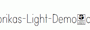 Aprikas-Light-Demo.otf