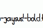 Aw-Jaysus!-Bold.ttf