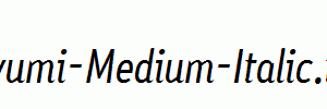 Ayumi-Medium-Italic.ttf