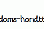 adams-hand.ttf