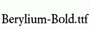 Berylium-Bold.ttf