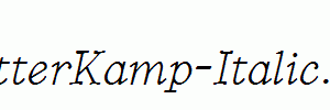 BetterKamp-Italic.ttf