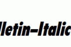 Bulletin-Italic.ttf