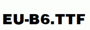 EU-B6.ttf