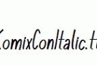 KomixConItalic.ttf