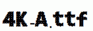 fonts 4K-A.ttf