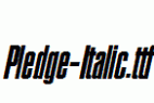 Pledge-Italic.ttf