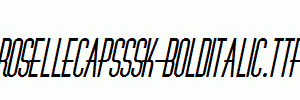 RoselleCapsSSK-BoldItalic.ttf