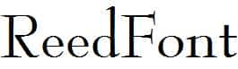 ReedFont