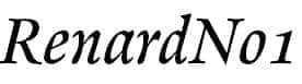 RenardNo1-Italic