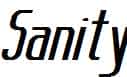 Sanity-Bold-Italic