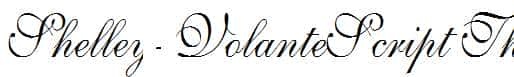 Shelley-VolanteScript-Th