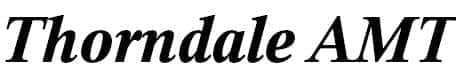 Thorndale AMT Bold Italic