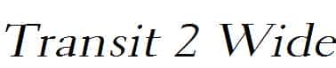 Transit-2-Wide-Italic