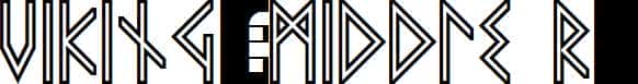VIKING-MIDDLE-Runes-Regular