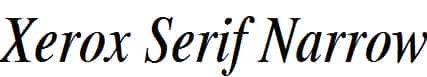 Xerox-Serif-Narrow-Italic