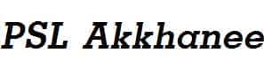 PSL-Akkhanee-Italic