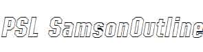 PSL-SamsonOutline-Italic