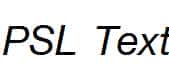 PSL-Text-Italic