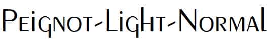 Peignot-Light-Normal