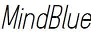 MindBlue-Italic