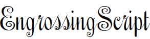 EngrossingScript-Regular