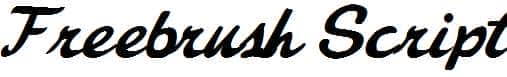 Freebrush-Script