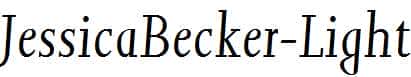 JessicaBecker-Light-Italic