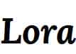 Lora-Bold-Italic