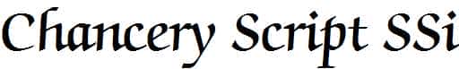 Chancery-Script-SSi-Semi-Bold