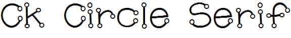 Ck-Circle-Serif
