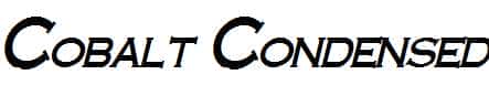 Cobalt-Condensed-Bold-Italic